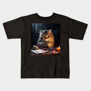 Ginger Cat Board gamer Kids T-Shirt